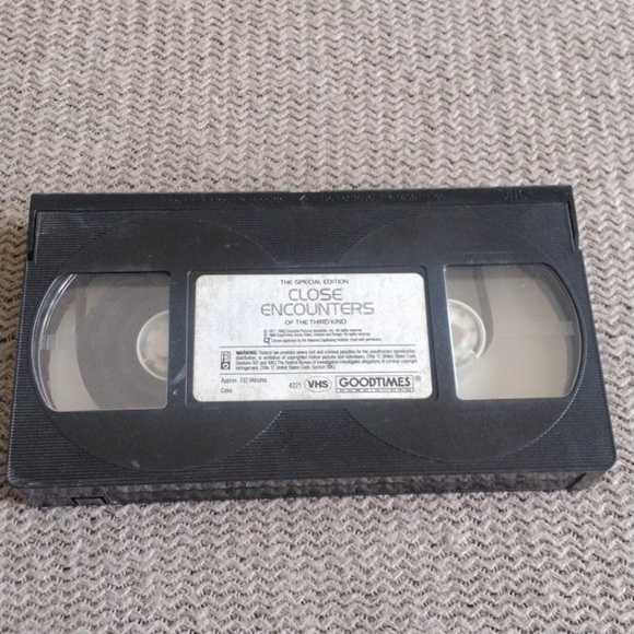 90's Close Encounters Of The Third Kind, Special Edition UFO Horror Film, VHS - Picture 6 of 7